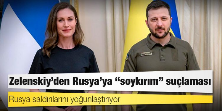 Zelenskiy'den Rusya'ya "soykırım" suçlaması