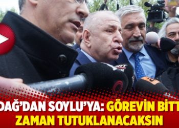 &Ouml;zdağ&rsquo;dan Soylu&rsquo;ya: G&ouml;revin bittiği zaman tutuklanacaksın