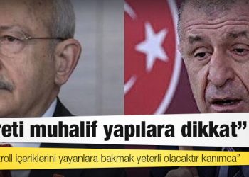 Özdağ’ın hedef aldığı Kılıçdaroğlu: Sureti muhalif yapılara dikkat
