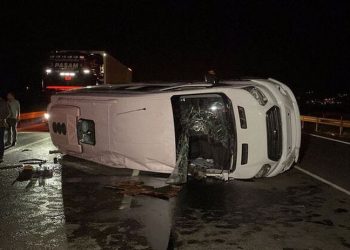 Öğrencileri taşıyan araç kaza yaptı: 17 yaralı