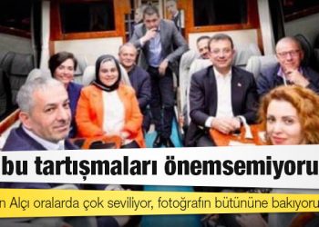 İBB'den otobüs fotoğrafı açıklaması: Biz bu tartışmaları önemsemiyoruz, Nagehan Alçı oralarda çok seviliyor, fotoğrafın bütününe bakıyoruz
