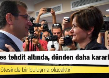 İmamoğlu: Herkes tehdit altında, dünden daha kararlıyız