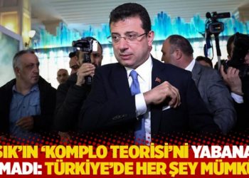 İmamoğlu, Şık'ın 'komplo teorisi'ni yabana atmadı: T&uuml;rkiye'de her şey m&uuml;mk&uuml;n