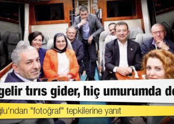 İmamoğlu'ndan "fotoğraf" tepkilerine yanıt: Vız gelir tırıs gider, hiç umurumda değil