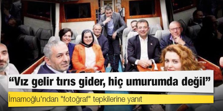İmamoğlu'ndan "fotoğraf" tepkilerine yanıt: Vız gelir tırıs gider, hiç umurumda değil