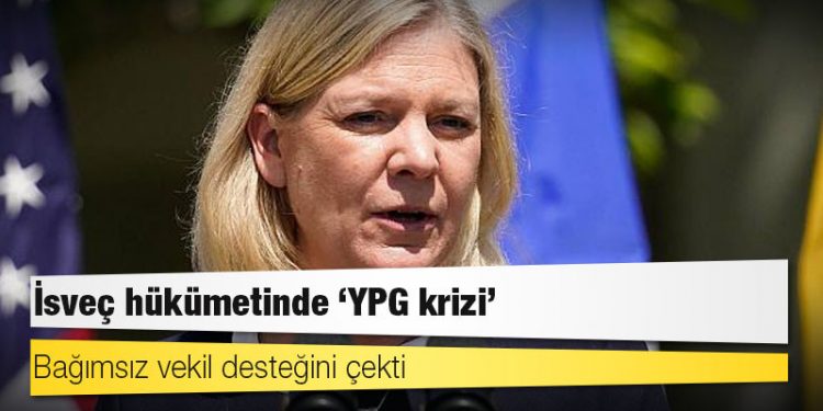 İsveç’te tek oyla güven oylamasını geçen hükümet, YPG yanlısı vekilin desteğini kaybetti