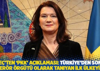 İsve&ccedil;&rsquo;ten &lsquo;PKK&rsquo; a&ccedil;ıklaması: T&uuml;rkiye&rsquo;den sonra ter&ouml;r &ouml;rg&uuml;t&uuml; olarak tanıyan ilk &uuml;lkeyiz