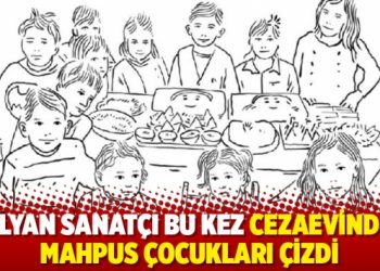 İtalyan sanat&ccedil;ı bu kez cezaevindeki mahpus &ccedil;ocukları &ccedil;izdi