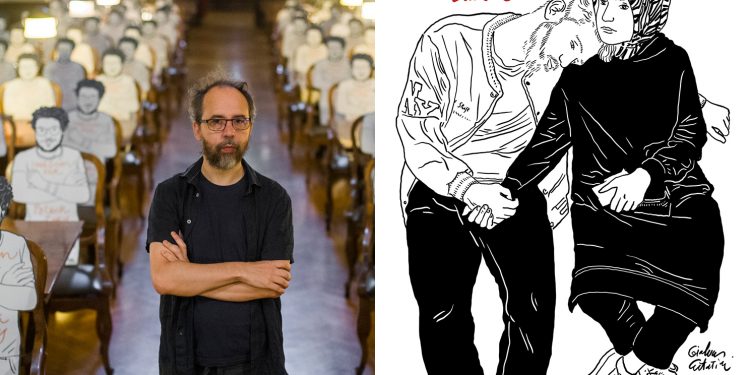 İtalyan çizer Constantini’den Nedim Şener’e yanıt: ‘Hakları çiğnenmiş kişileri çiziyorum’