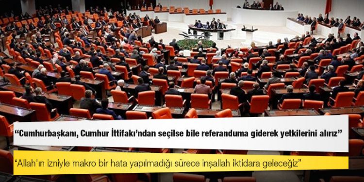 İyi Parti: Cumhurbaşkanı, Cumhur İttifakı'ndan seçilse bile referanduma giderek yetkilerini alırız