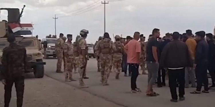 Şengal'de Irak Ordusu'nu protesto eden halka saldırı