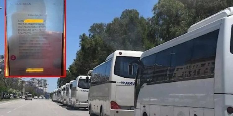 ‘Festival' deyip öğrencileri Konya'dan Adana'ya AKP programına götürmüşler