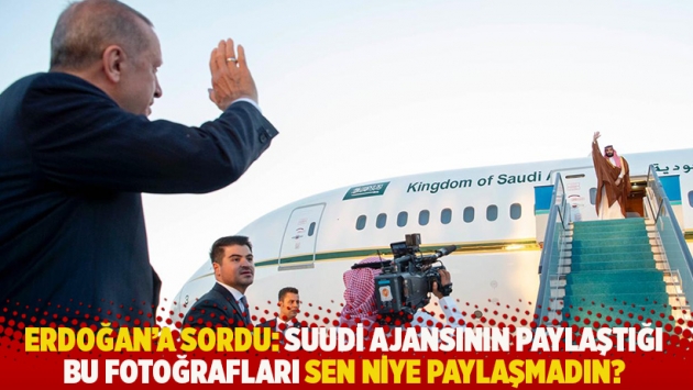 Özel, Erdoğan'a sordu: Suudi ajansının paylaştığı bu fotoğrafları sen niye paylaşmadın?