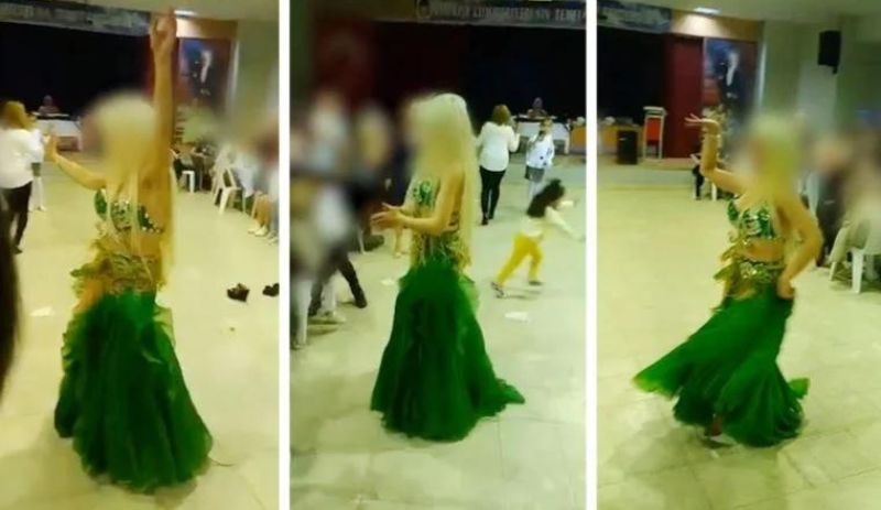 İmam hatip ortaokulunda dansöz oynatanlar görevden alındı