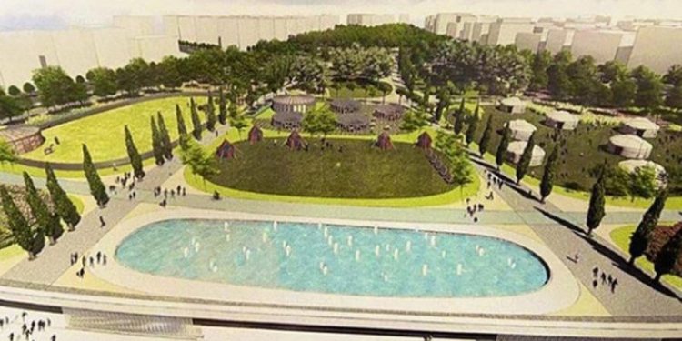 105 bin nüfuslu ilçeye 6,7 milyon TL'lik millet bahçesi