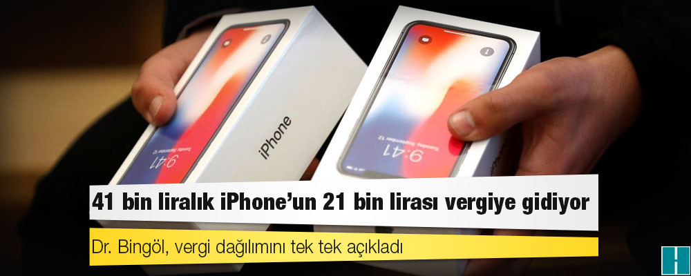 41 bin liralık iPhone’un 21 bin lirası vergiye gidiyor