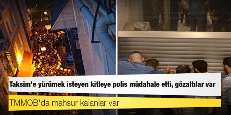 9. yılında Gezi anmasına biber gazlı polis müdahalesi