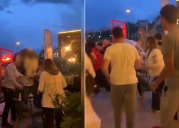 AKP MKYK üyesinin eşi ve korumaları, küçük çocukları tekme tokat dövdü