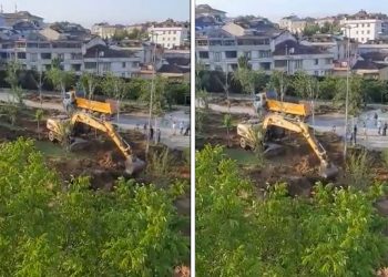 AKP’li belediye, parkı yapılaşmaya açıp 05.30’da yıkımı başlattı; vatandaş tepkili