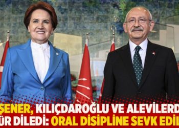 Akşener, Kılı&ccedil;daroğlu ve Alevilerden &ouml;z&uuml;r diledi: Oral disipline sevk edildi