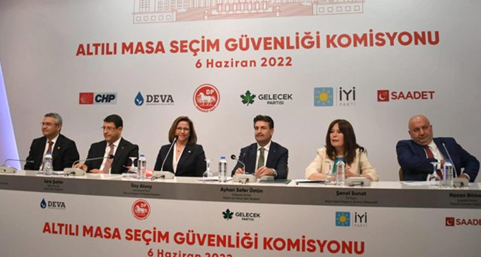 Altılı masa, seçim güvenliği tedbirlerini açıkladı: İş birliği yapacağız