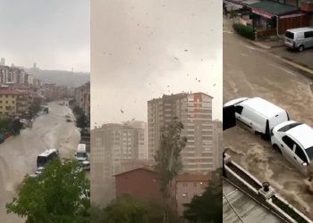 Ankara’da yoğun yağış nedeniyle okullara bir gün ara