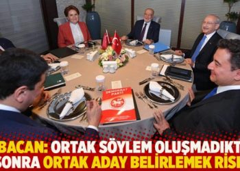 Babacan: Ortak s&ouml;ylem oluşmadıktan sonra ortak aday belirlemek risk