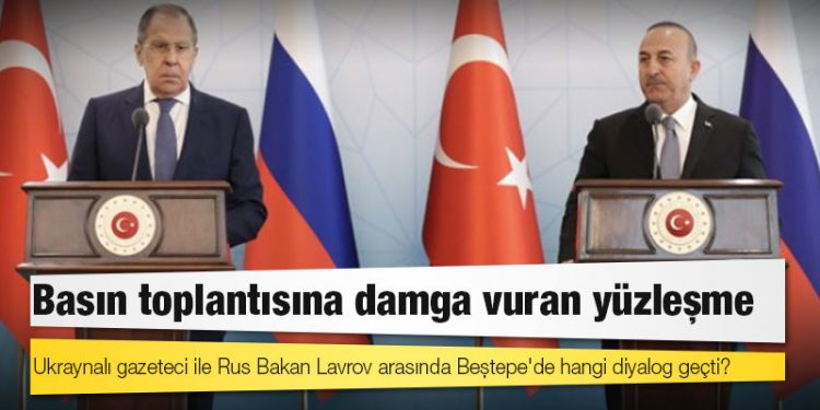 Basın toplantısına damga vuran yüzleşme: Ukraynalı gazeteci ile Rus Bakan Lavrov arasında Beştepe'de hangi diyalog geçti?
