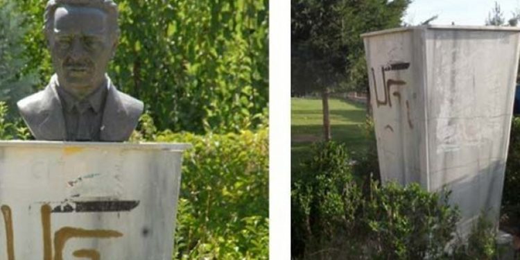 Batman Belediyesi’nden ‘Cegerxwîn Büstü’ açıklaması: Hırsızlar tarafından çalındı