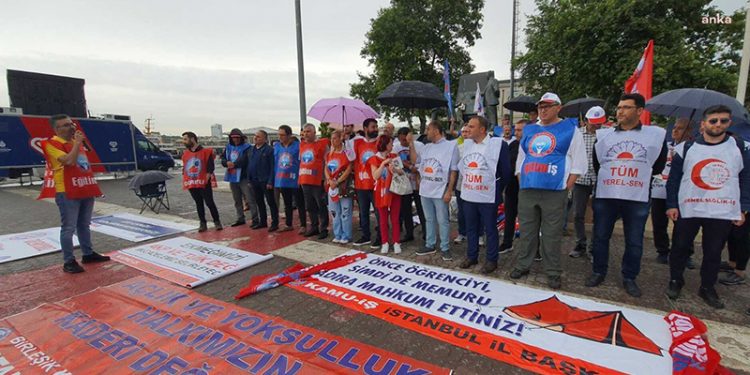 Birleşik Kamu İş'ten enflasyon protestosu: Bu halk kaynatamadığı tencerenin, dolduramadığı filenin hesabını sandıkta AKP'ye soracaktır