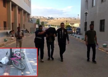 Bisiklet çalan kişi, polisi maket bıçağıyla yaraladı
