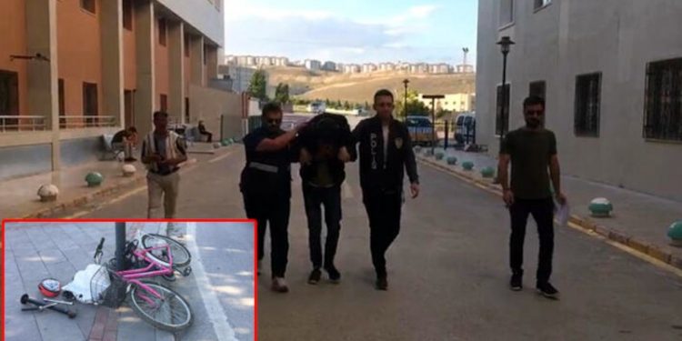 Bisiklet çalan kişi, polisi maket bıçağıyla yaraladı