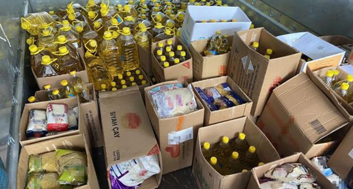 Bu da oldu; gıda yardım deposuna ‘terör’ baskını!