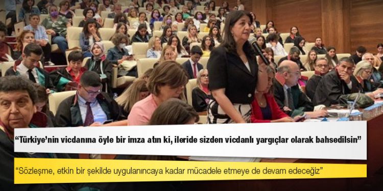 Buldan’dan Danıştay 10’uncu Daire Heyetine: Vicdanlı yargıçlar olarak anılın