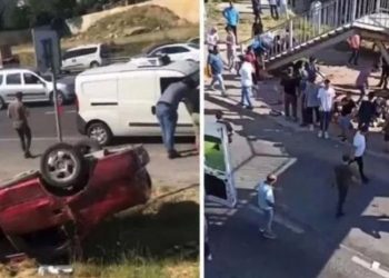 Büyükçekmece'de bir araç durakta bekleyen yolculara çarptı: 1 ölü, 10 yaralı