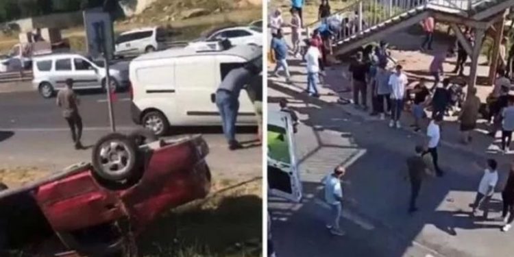 Büyükçekmece'de bir araç durakta bekleyen yolculara çarptı: 1 ölü, 10 yaralı