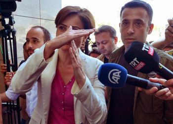 CHP İstanbul İl Başkanı Canan Kaftancıoğlu, infaz işlemleri için Silivri Cezaevi’nde