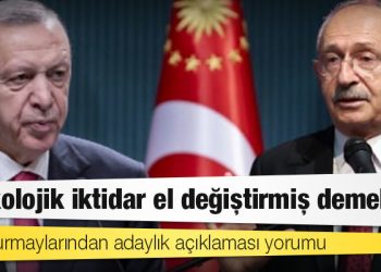 CHP’lilere göre ‘psikolojik iktidar’ el değiştirdi