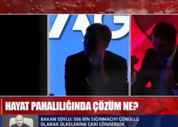 Canlı yayın sırasında elektrik kesildi