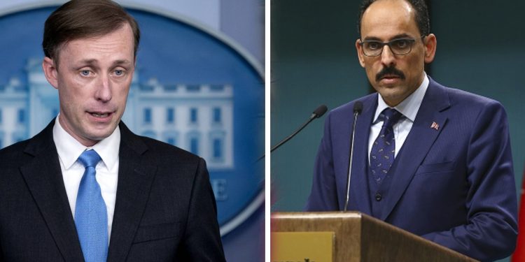 Cumhurbaşkanlığı Sözcüsü Kalın, ABD Ulusal Güvenlik Danışmanı Sullivan ile görüştü