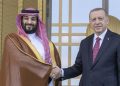 Cumhurbaşkanı Erdoğan, Suudi Arabistan Veliaht Prensi'ni 21 pare top atışıyla karşıladı