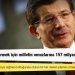 Davutoğlu: 'Doları 1 TL düşürmek için milletin omuzlarına 157 milyar TL yüklediniz'