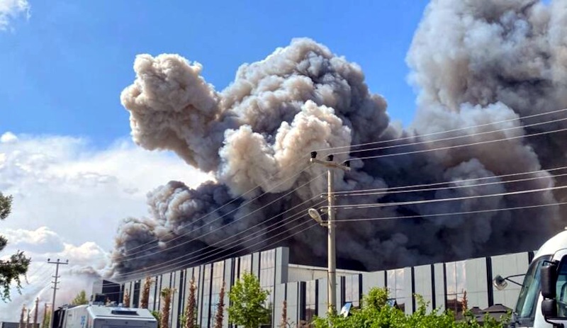 Diyarbakır OSB'de yangın