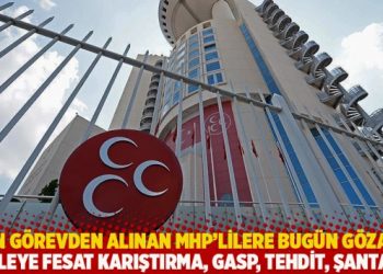 Diyarbakır'da d&uuml;n g&ouml;revden alınan MHP&rsquo;lilere bug&uuml;n g&ouml;zaltı: Gasp, tehdit, şantaj...