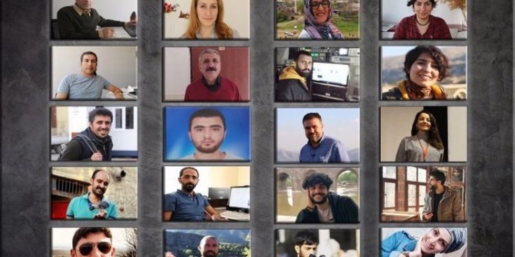 Diyarbakır'da gözaltına alınan gazeteciler için İsviçre merkezli uluslararası kampanya başlatıldı
