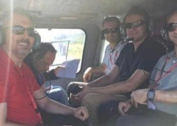 Eczacıbaşı &ccedil;alışanlarını taşıyan helikopterin d&uuml;şmesinden &ouml;nceki son kare