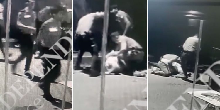 Emniyet, sokak ortasında kebapçıya işkenceyi savundu: Suç kaydı var