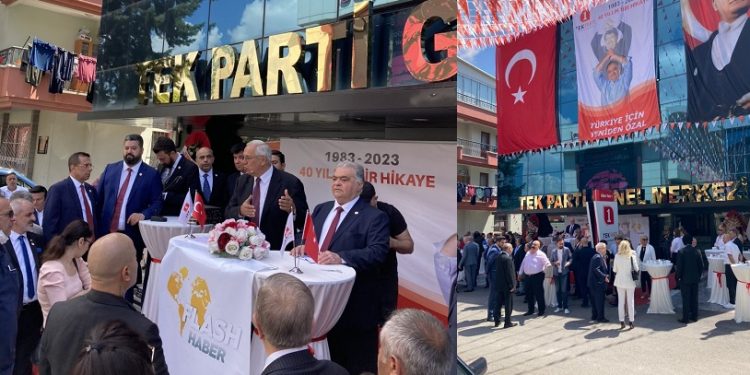 'En az yüzde 20 alırız' demişti: Tek Parti Genel Merkezi böyle açıldı