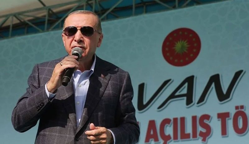 Erdoğan, Van'da konuştu: Benim için Kürt ve Türk kardeşlerim arasında fark yok