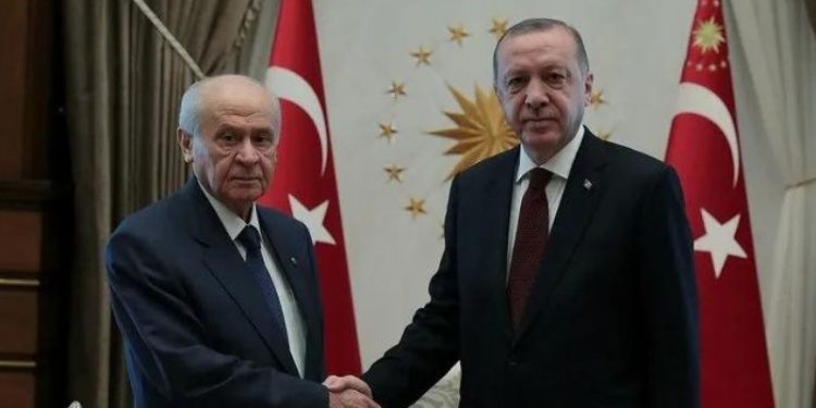 Erdoğan ve Bahçeli görüştü: 'Gündem 2023 seçimleri'